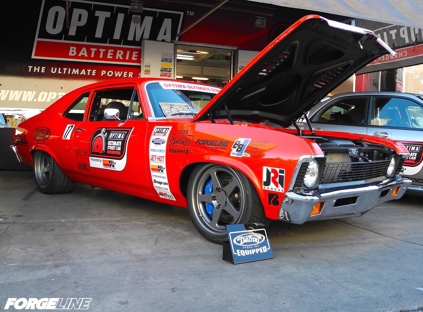 Billy Utley's B&B Classics Inc.-built '72 Nova On Forgeline FF3 Wheels