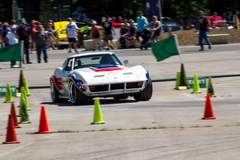 Ryan Mathews Wins Goodguys Heartland Nationals Autocross in the Detroit Speed C3 Corvette on Forgeline GA3 Wheels