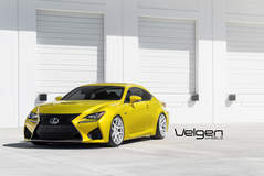 Lexus RCF on Velgen Wheels 