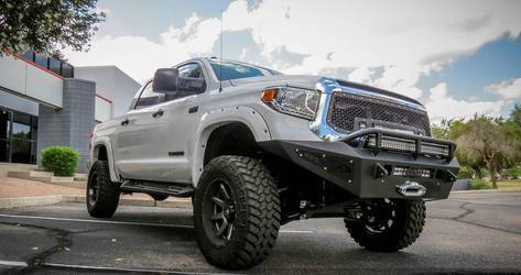 2014 - UP TOYOTA TUNDRA HONEYBADGER FRONT BUMPER W/ WINCH MOUNT