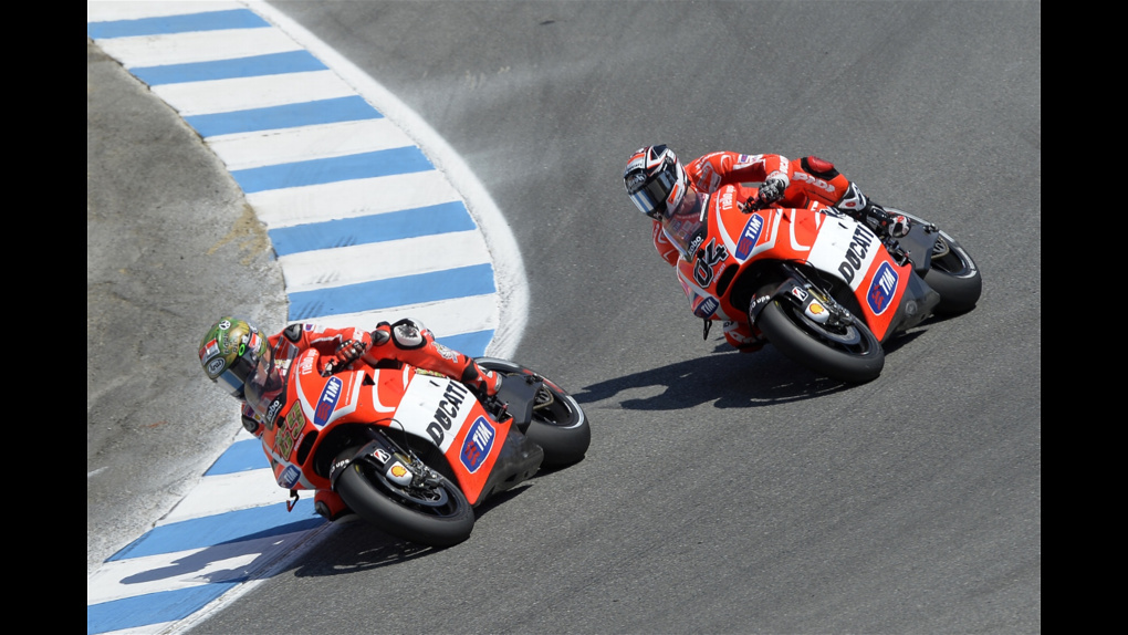2013 Ducati  | 2013 MotoGP - Laguna Seca - Hayden and Dovi