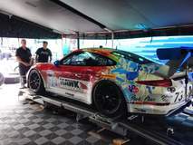 Park Place Motorsports #73 GTD Porsche on Forgeline GTD1 Wheels