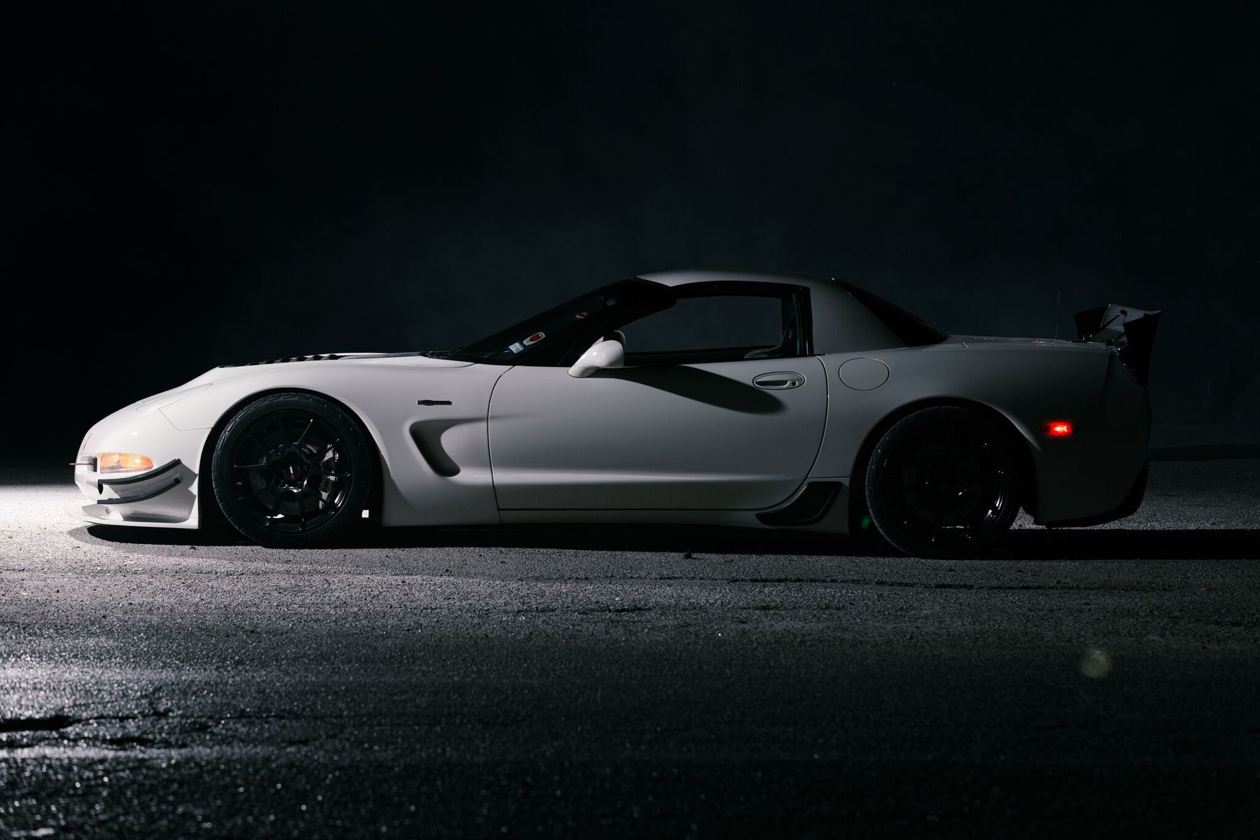 2001 Chevrolet Corvette Z06 | Chad Farischon’s GAP Racing Chevrolet C5 Corvette Z06 on Forgeline One Piece Forged Monoblock GA1R Open Lug Wheels