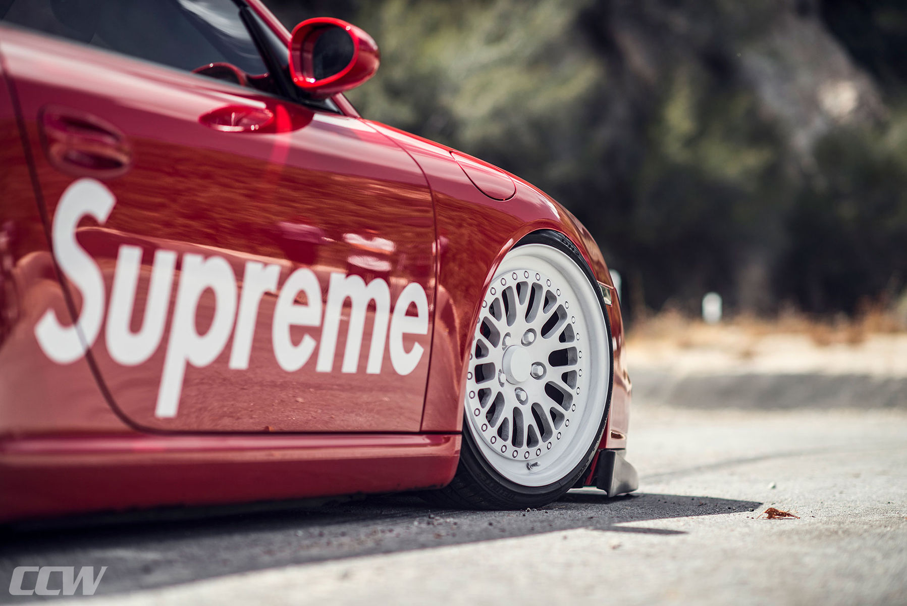 2013 Porsche 911 | Supreme Red Bagged Porsche 997 911 Carrera - CCW Classic 3 Piece Wheels