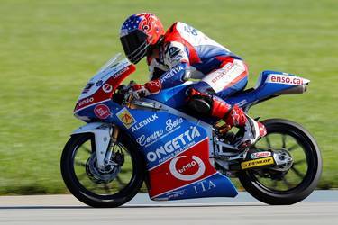 2013   | Isaac Vinales on his Moto3 Machine
