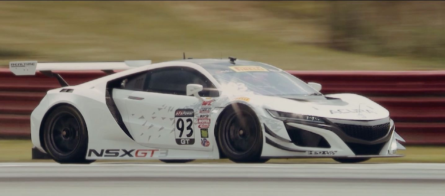 2017 Acura NSX | Video: RealTime Racing Tests the New Acura NSX GT3 on Forgeline GE1R Wheels at Mid-Ohio