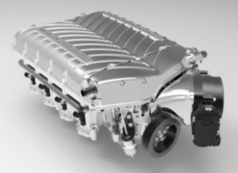 Whipple GEN 3 supercharger and cold air intake system