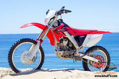 CRF250X top of the dune 