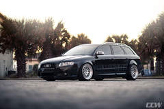 Black Audi S4 Avant Wagon - CCW Classic Polished 3 Piece Wheels