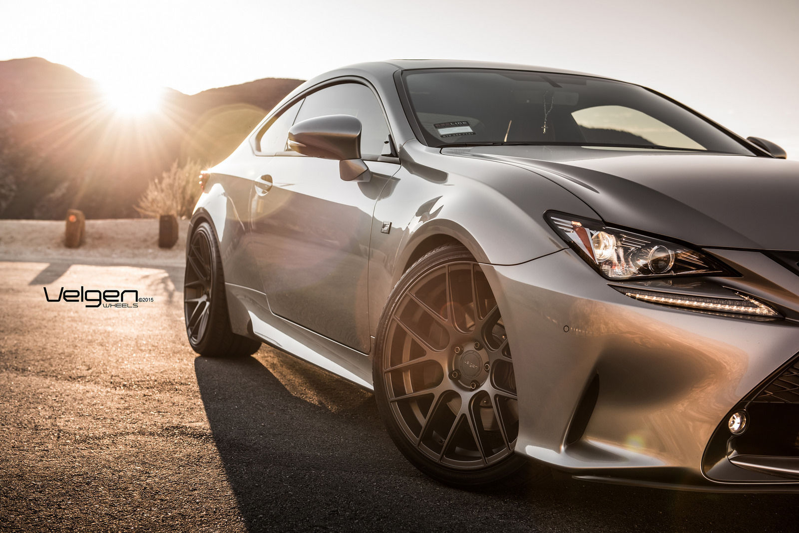 2015 Lexus RC 350 | Lexus RC350 F-Sport on Velgen Wheels VMB7 - Golden Hour Stance