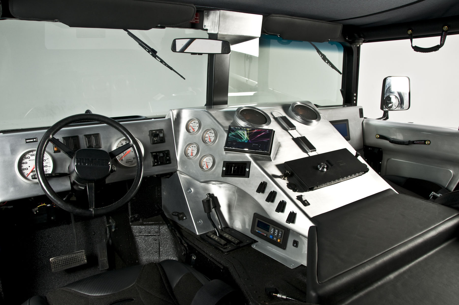 Rch Designs Custom Built Hummer H1 Interior View