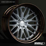 Vossen x Work Series VWS-2 - Matte Silver and Glass Bronze Anodized