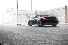 Mercedes SL550 on 20" Giovanna Lindos-RL - Rear Shot