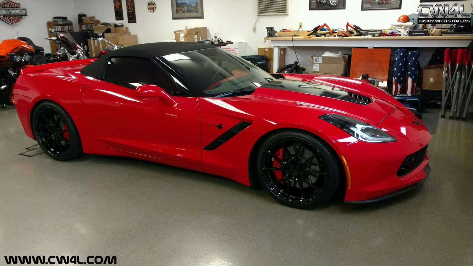 2015 Chevrolet Corvette Stingray | Chris' C7Z51 Corvette Convertible on Forgeline One Piece Forged Monoblock GA1R Wheels
