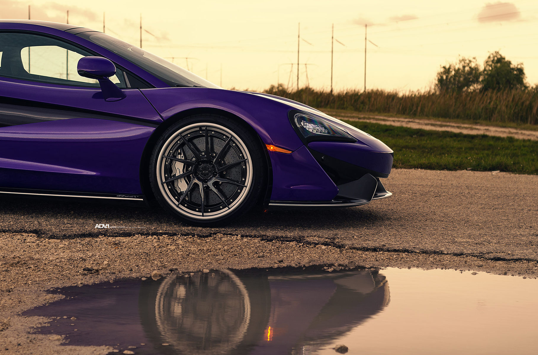 McLaren 570S | Purple McLaren 570S - ADV.1 Directional ADV10R Track Spec CS Series Wheels