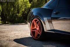 2015 Chevy Camaro Fitted With 22 Inch BD-8’s in Orange