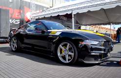 Saleen Automotive's 35th Anniversary SA 35 #001 Ford Mustang on Forgeline One Piece Forged Monoblock CF1 Open Lug Wheels