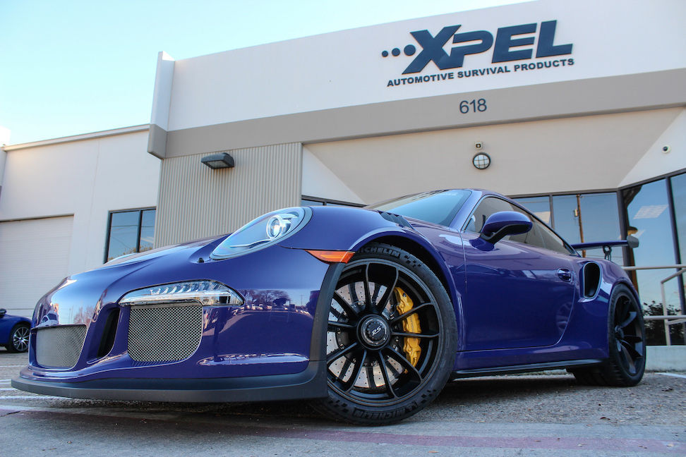 2016 Porsche 911 | Installing XPEL ULTIMATE on this Ultraviolet Porsche GT3RS