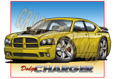 Dodge Charger art design