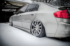 '09 Infiniti G35 on Concept One RS-10's