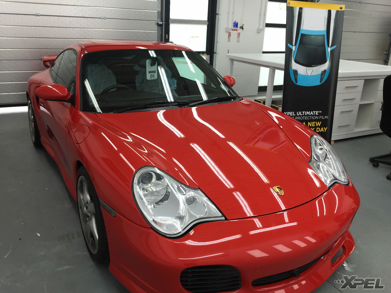 | Porsche 911 protected with XPEL ULTIMATE