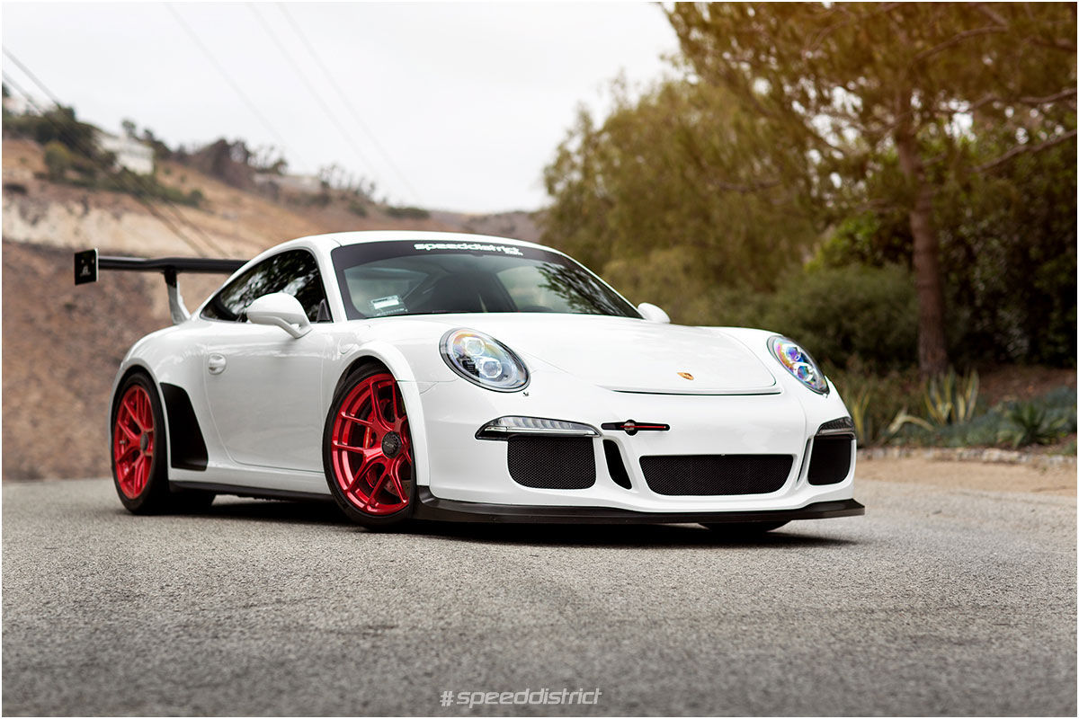 2015 Porsche 911 | Josh Shokri's Speed District Porsche 991 GT3 on Forgeline One Piece Forged Monoblock VX1R Wheels