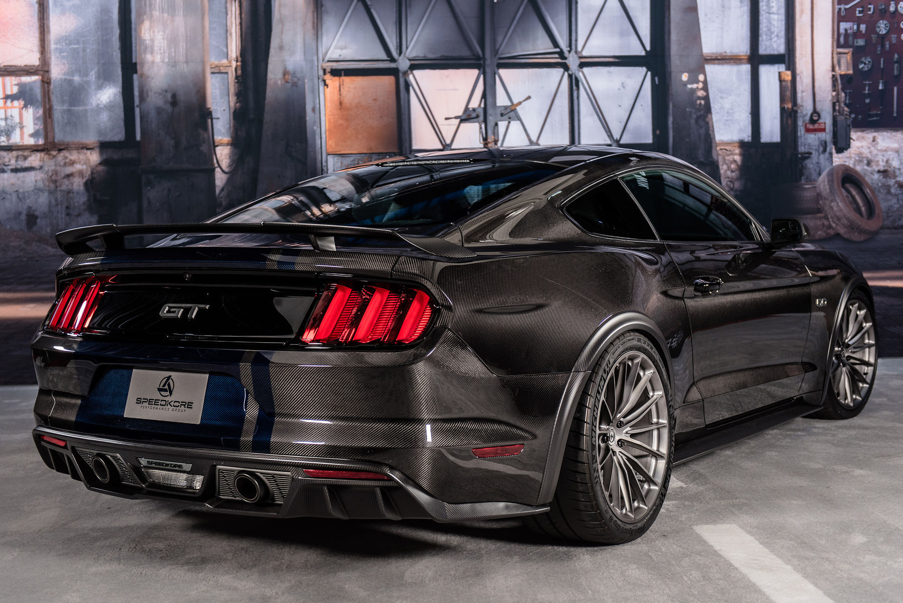 2017 Ford Mustang | 2017 Ford Mustang Fastback by SpeedKore Performance Group - Rear Quarter