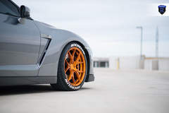 Gray Nissan GTR - Passenger Side Wheel