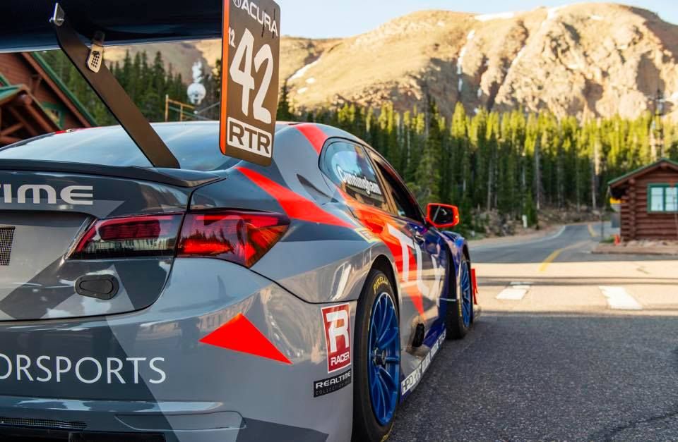 2018 Acura TLX | RealTime Racing's Acura TLX-GT to Tackle Pikes Peak on Forgeline One Piece Forged Monoblock GTD1 Wheels