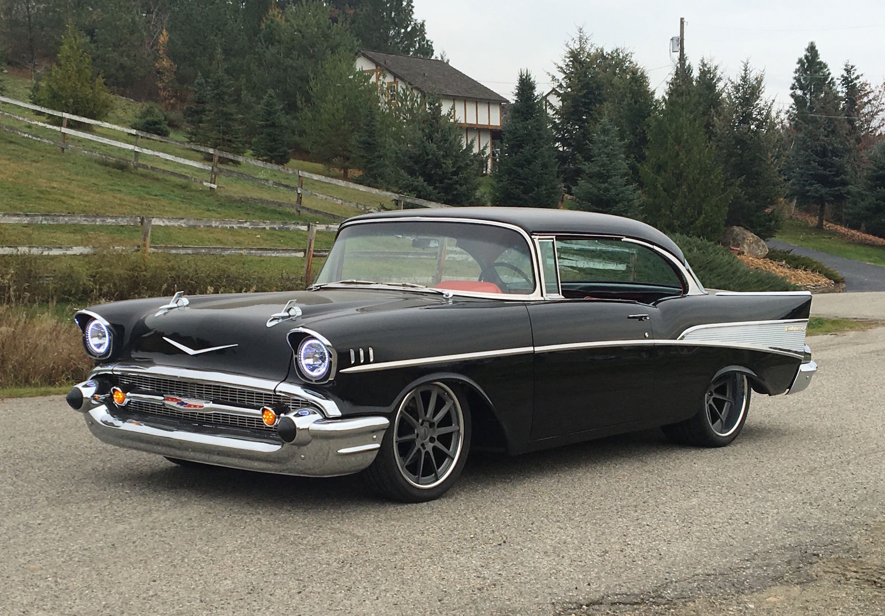 1957 Chevrolet Bel Air | Robbie's Pro-Touring '57 Chevy Bel Air on Forgeline RB3C Wheels - Side View