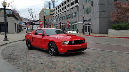2012 Ford Mustang | OUR CLIENT'S FORD MUSTANG GT WITH 20" VOSSEN CV7 WHEELS