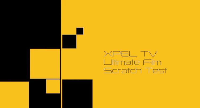    | XPEL Ultimate Film Self-Healing Clear Bra Scratch Test Demo