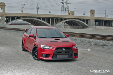 2012 Mitsubishi Lancer Evolution | '12 Mitsubishi Evo on Concept One CS-10's