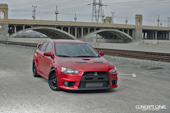 '12 Mitsubishi Evo on Concept One CS-10's