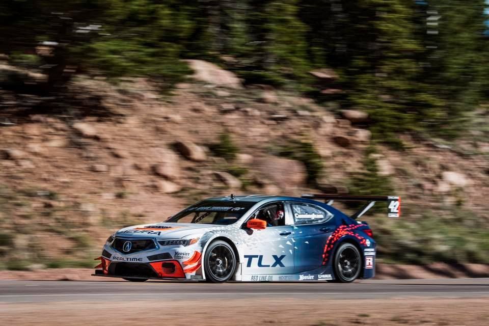 2017 Acura TLX | RealTime Racing Sets Course Record at Pikes Peak International Hill Climb on Forgeline One Piece Forged Monoblock GTD1 Wheels