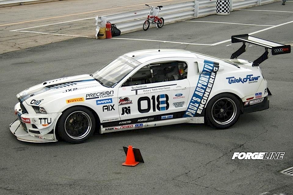 2014 Ford Mustang | Brian Faessler's Turbocharged Mustang Racecar on Forgeline GA3R Wheels