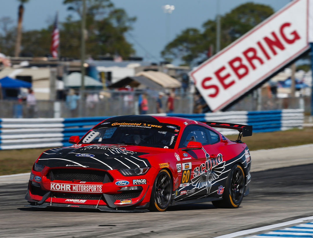2018 Ford Mustang | Kohr Motorsports Mustang GT4 Wins at Sebring on Forgeline One Piece Forged Monoblock GS1R Wheels