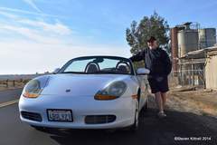 Dad with Porsche