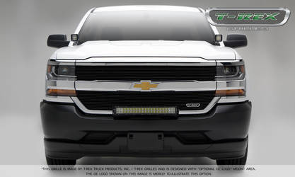 2016 Chevrolet Silverado 1500 Laser Billet Grille, Overlay - Black - Pt # 6211271