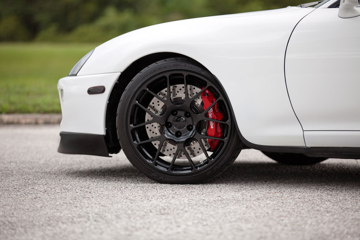 1998 Toyota Supra | C. Lewis' Titan Motorsports Toyota Supra on Forgeline One Piece Forged Monoblock SE1 Wheels