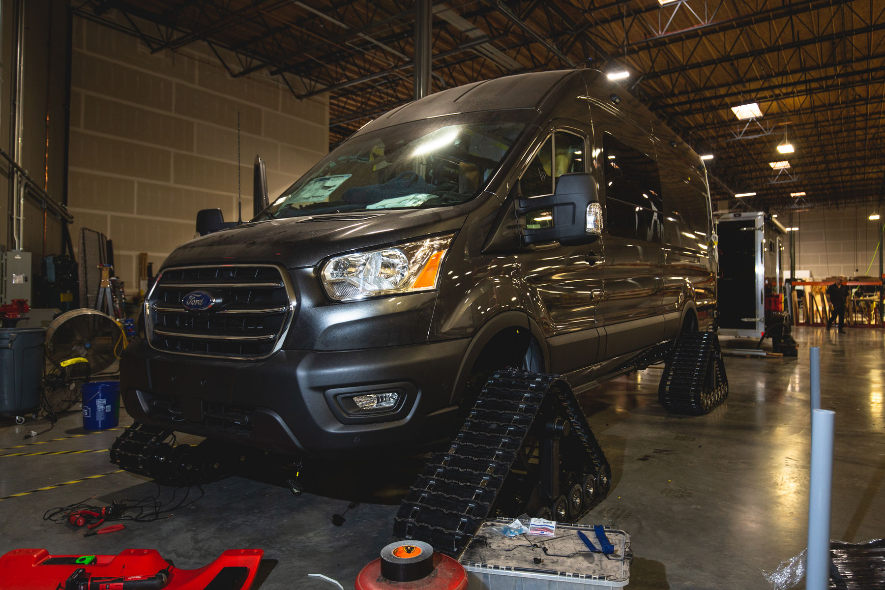 2020 Ford Transit Connect | 2020 Ford Transit AWD by Christopher Polvoorde - front 3/4
