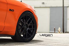 Competition Orange Mustang GT on Velgen Wheels 