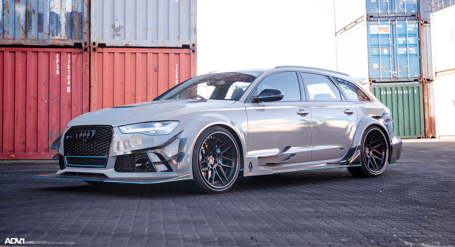  Audi RS 6 | Nardo Gray Carbon Fiber Widebody Audi RS6 Avant - ADV.1 Wheels ADV7R Track Spec CS