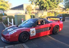 Kip Olson Racing at the 2016 SCCA Runoffs in the Driving Ambition Motorsport Acura NSX on Forgeline One Piece Forged Monoblock GS1R Wheels