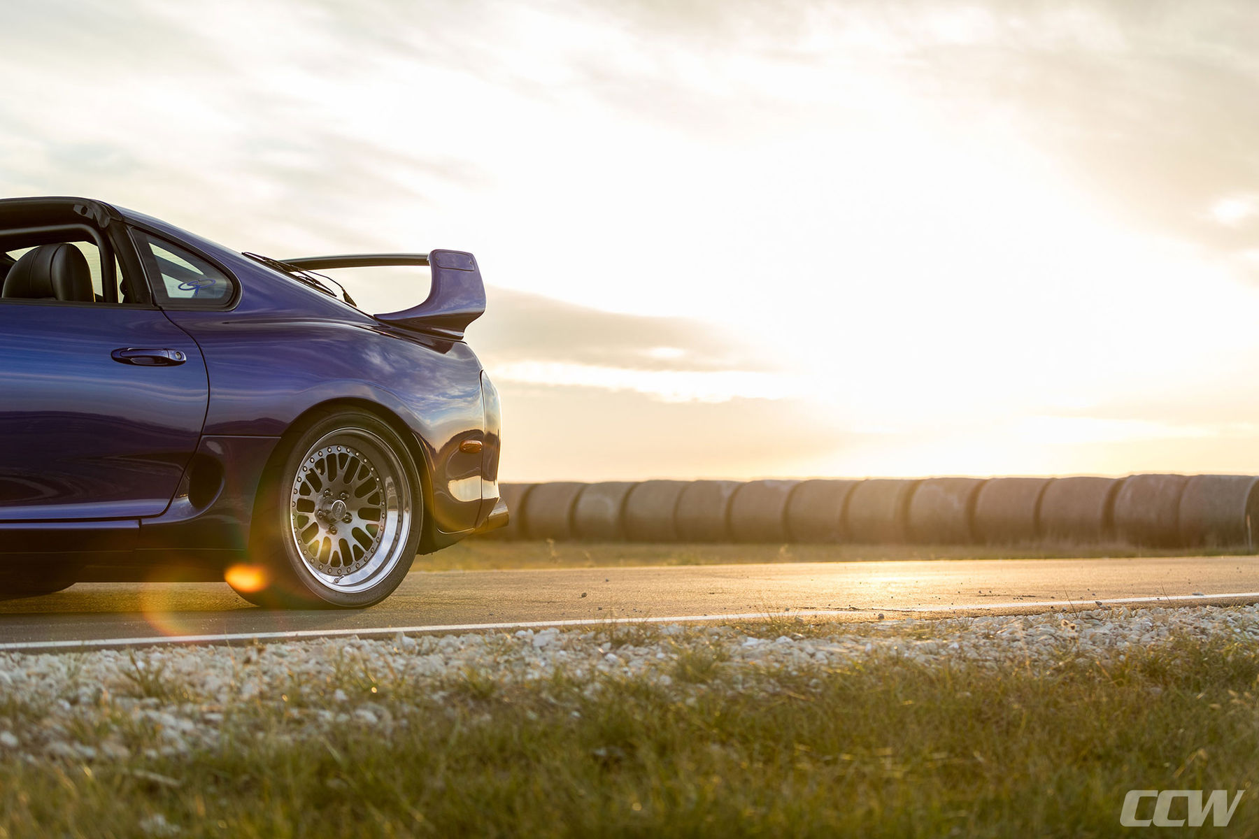  Toyota Supra | Sharkey's Royal Sapphire Pearl Blue Toyota MKIV Supra  - CCW Classic Forged 3 Piece Wheels