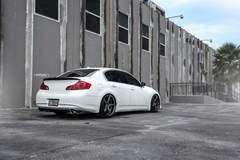Infiniti G37 Sedan on Velgen Wheels Classic5 Matte Gunmetal