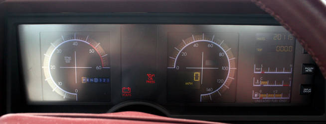 1990 Cadillac Allante | 1990 Cadillac Allanté - Dash