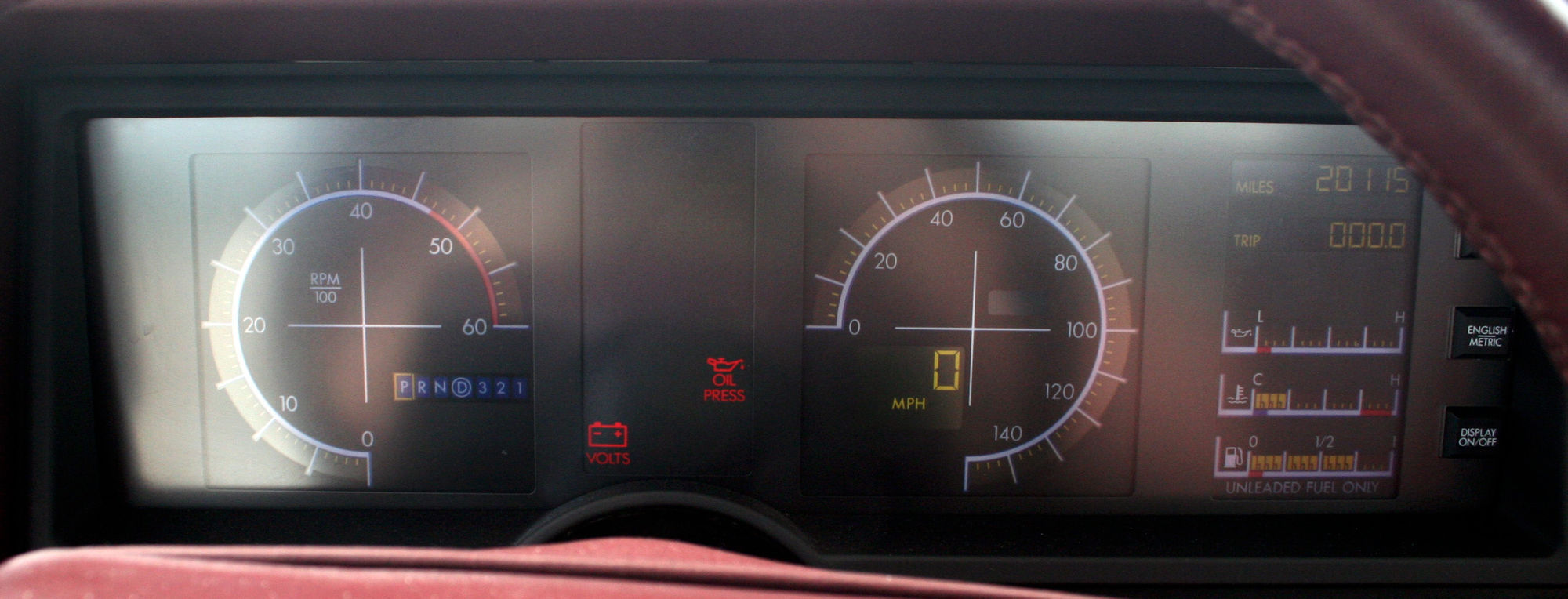 1990 Cadillac Allante | 1990 Cadillac Allanté - Dash