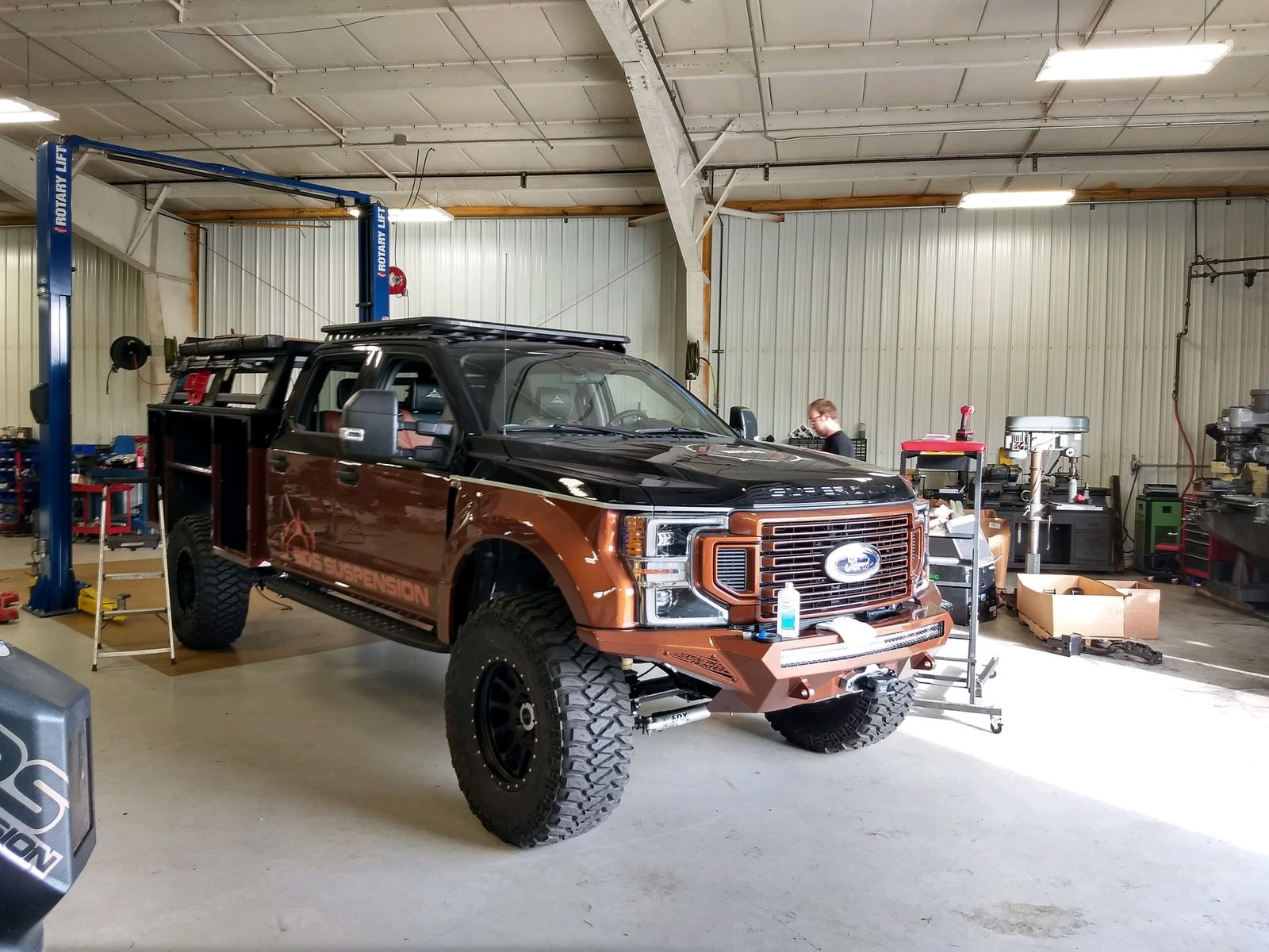 2020 Ford F-350 | 2020 Ford F-350 Crew Cab XLT FX4 by BDS Suspension - in the shop