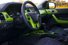 2019 Ford Ranger Lariat SuperCrew by A.R.E. Accessories - Green Steering Wheel FordSEMA